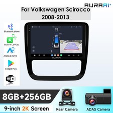 Für Volkswagen Scirocco Autoradio Android Auto CarPlay GPS AI 8+256GB BT5.0 WIFI