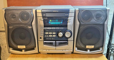 Aiwa NSX-AJ300 System 3 CD/Radio/AUX/Dual Cassette Player READ