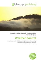 Frederic P. Miller (U. A.) | Weather Control | Taschenbuch | Englisch (2026)