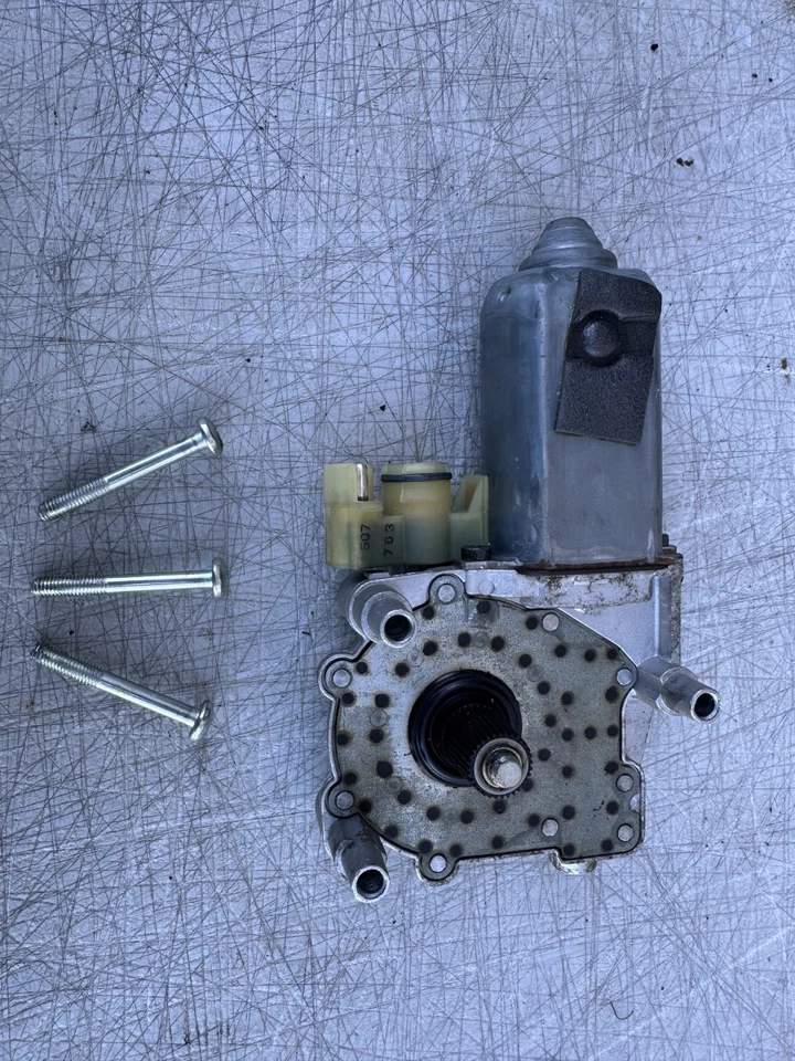 Mercedes-Benz S320 W140 1998 puerta trasera ventana motor con tornillos lado derecho OEM Foto 3 de 4