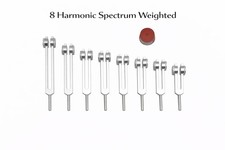    Harmonic Spectrum Tuning Forks   Weighted 8-Piece Full Octave Set  Therapy