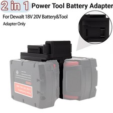 2-in-1 Adapter Converter For Milwaukee 18V Battery for Milwaukee 18V Li-Ion Tool
