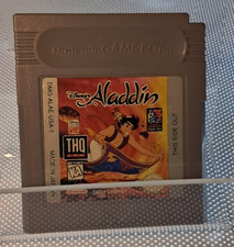 Disney Aladdin Gameboy Game Cartridge UK Version Tested Working Cartridge Only