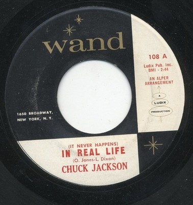 Chuck Jackson - (It Never Happens) In Real Life / The Same Old Story, 7'', (Vinyl