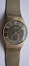 Skagen   Titanium   Mens   Watch, Secs. Hand,   M.M. Strap   22 Cm.   V.G.C.
