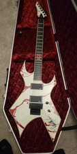 Bloody Mary guitar signed by David Allen Cole