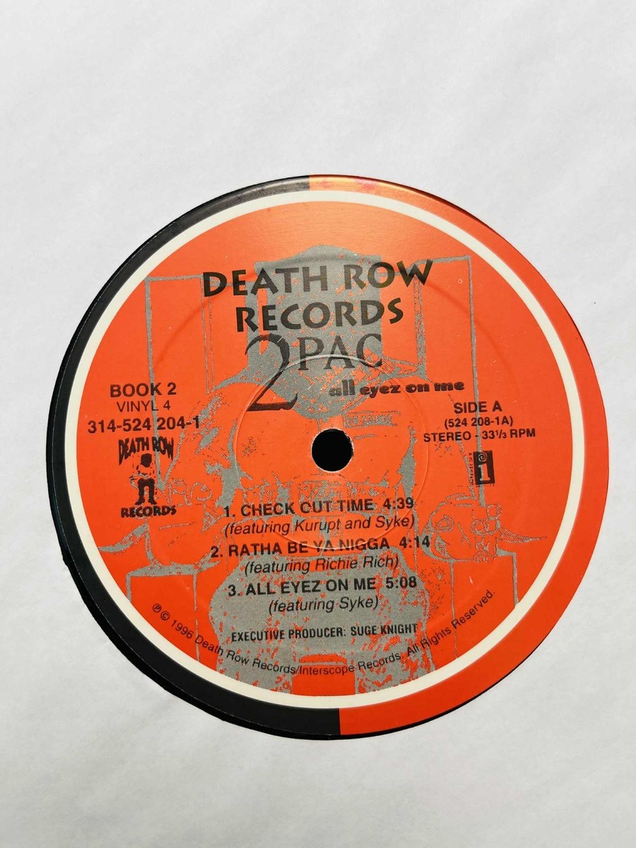 2pac TUPAC / All Eyez On Me 1996 US Original 4LP Vinyl Death Row