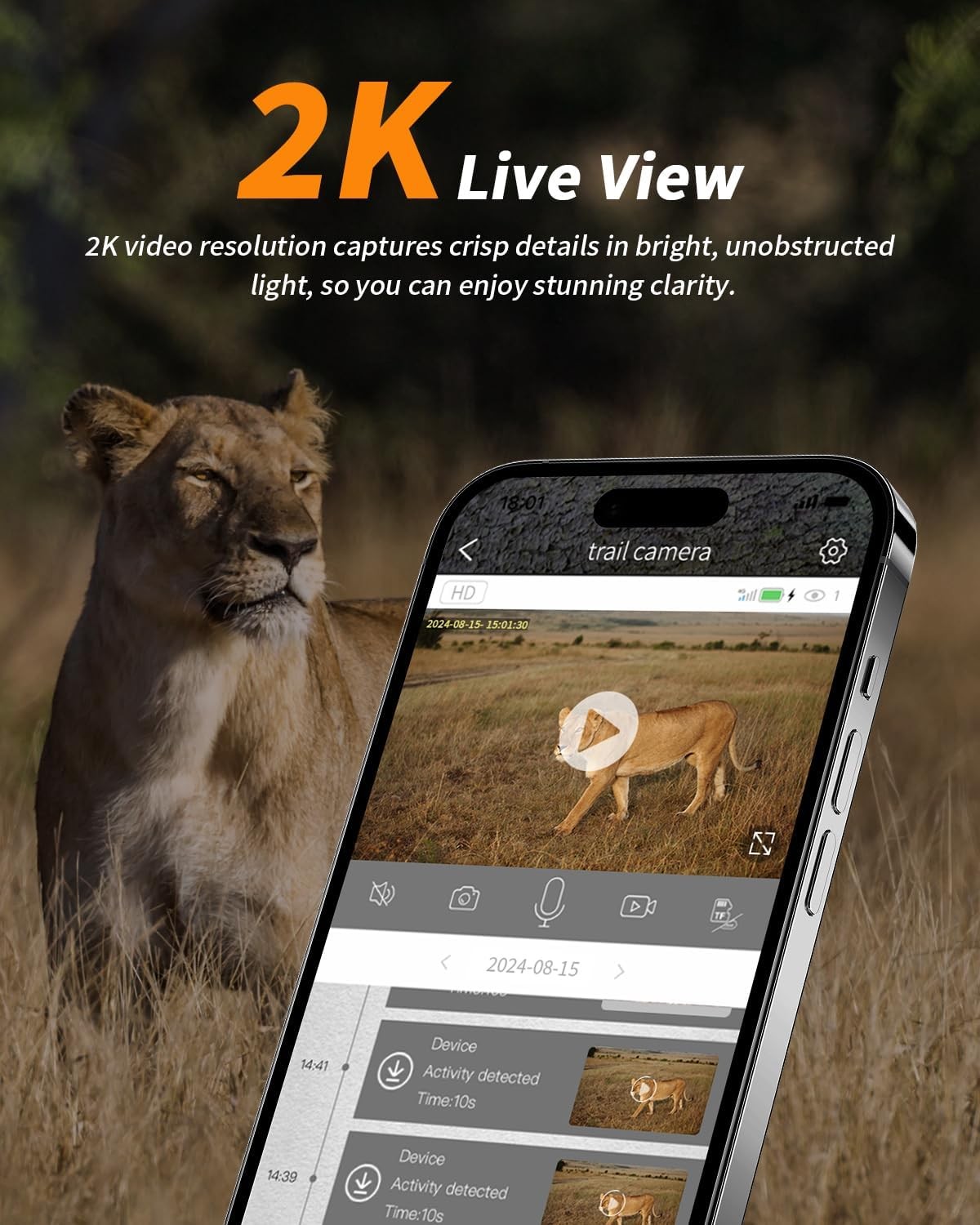 Trail Camera, Cellular Trail Camera with Built-in SIM Card 4G Unlimited Data Pla