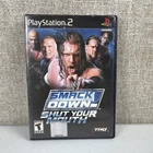 WWE SmackDown Shut Your Mouth (Sony PlayStation 2, 2002) Tested No Manual