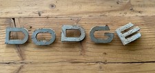 Vintage Original Dodge Bros. Hood Emblems Logo Badge Name Letters Complete Set