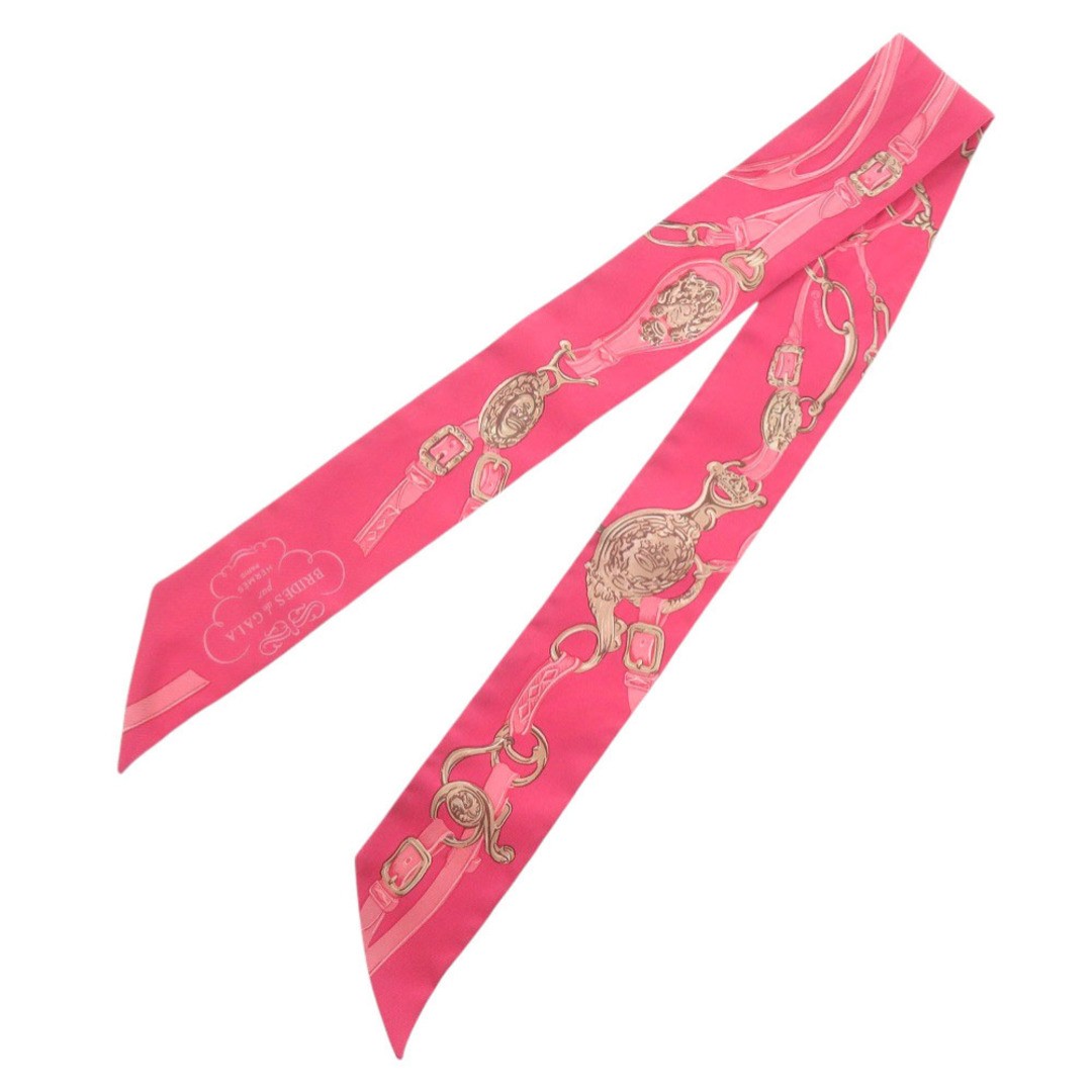 Hermes Brides De Gala Pink Silk Scarf 0172 Pre-Owned