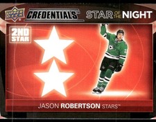 2021-22 Upper Deck Credentials #2S-8 Brent Burns Star of the Night: Second Star