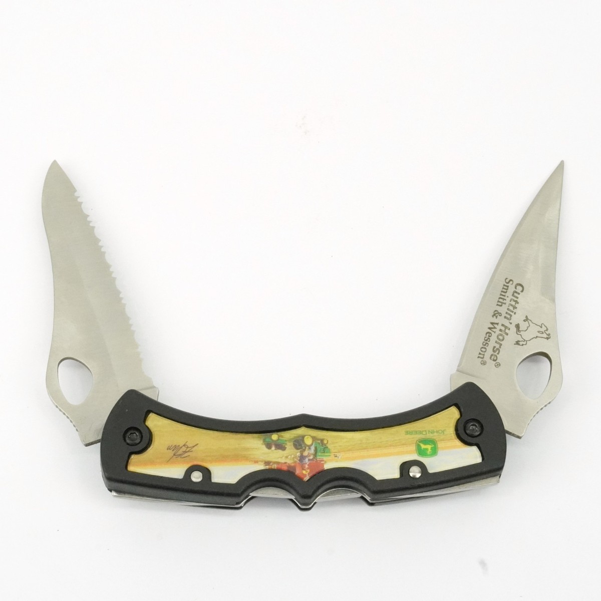 Smith & Wesson Cuttin' Horse John Deere 2 Blade Double Edge