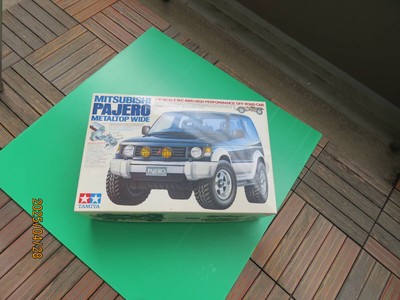 Mitsubishi Pajero 1/10 メタルトップワイド Vintage TAMIYA RC 1/10 MITSUBISHI PAJERO METAL TOP WIDE NIB