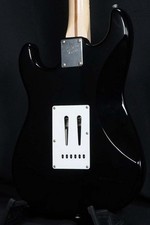 Squier by Fender DH Stratocaster Black George Harrison Electric Guitar