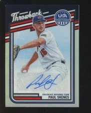 2026 Panini USA Baseball Stars & Stripes Throwback Paul Skenes AUTO 78/99