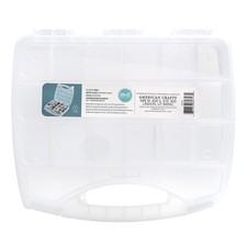 We R Divider Box Translucent Plastic Storage-12"X10"X2.4" Case