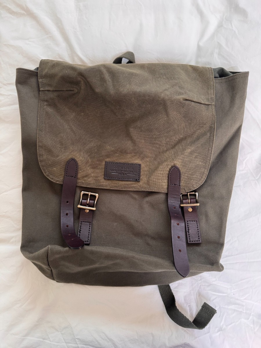 Filson Original Ranger Rucksack – Vintage Green Twill Backpack w