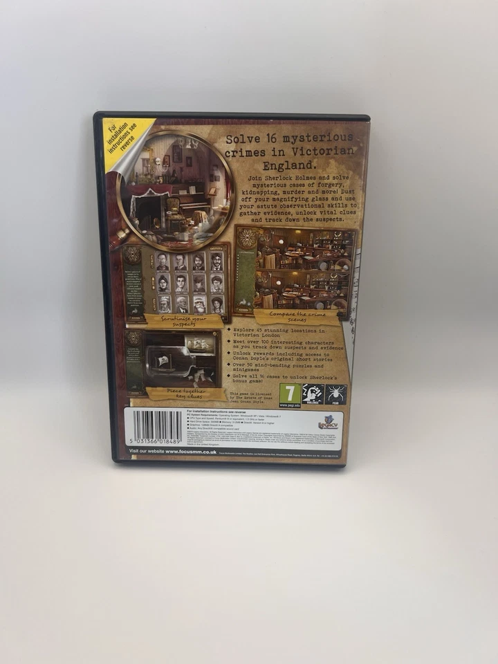 The Lost Cases of 221 Baker Street PC CD-ROM Video Game Good Used Condition - Image 2 of 3