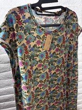 Natural Life Frankie Tee Dress M Vntg Floral