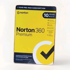 Norton 360 Premium 2026 Ready Antivirus Software for 10 Devices with Auto-Renew