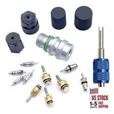 Air Conditioning Valve Core Kit  Cap  Valve Cap  Valve A/C System Seal Kit