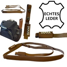Vintage Echt Leder DSLR Kamera Tragegurt Trageriemen Leather Camera Strap 
