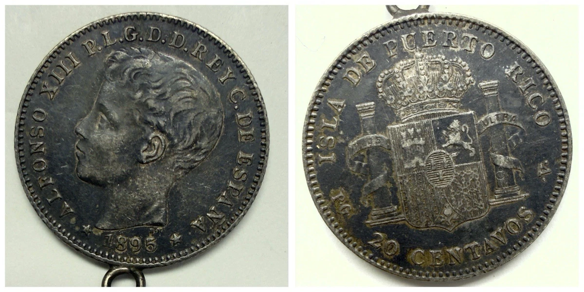 1895 Year Puerto Rican Coins for sale | eBay