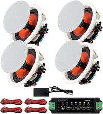 Bluetooth Ceiling Speakers 6.5 Inch 600W Wired Recessed