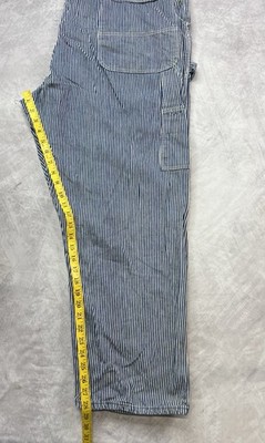 Vintage 60s Washington Dee Cee Overalls Train Engineer Stripe