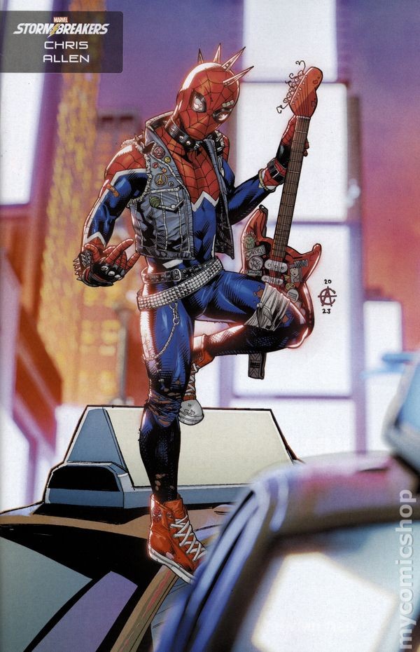 Edge of Spider-Verse 1E VF 2024 Stock Image