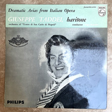 Giuseppe Taddei Dramatic Arias from Italian Opera S 06194 R EX VG+