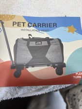 Soft Sided Airline Approved Pet Carrier with Wheels