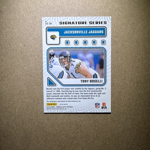2023 Panini Donruss Optic - Signature Series Tony Boselli #SS-TB (AU) Jaguars - Bild 2 von 2