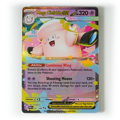 Pokemon - Mega Clefable ex - 031/088 - ME Perfect Order - Half Art