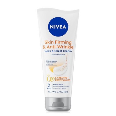 NIVEA Skin Firming & Anti Wrinkle Neck & Chest Cream with Coenzyme Q10, Creatine