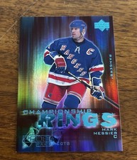 2000-01 (RANGERS) UD Pros and Prospects Championship Rings #CR7 Mark Messier