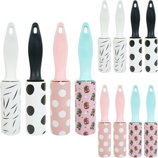 8Pcs Mini Lint Roller Travel Size, Mini Lint Roller for Portable Travel