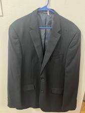 Pronto Uomo Men  s Blazer 46XL Charcoal Wool Blend Suit Jacket Indonesia