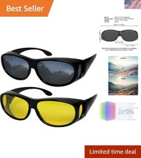 Polarized Fit Over Sunglasses - UV Protection for Prescription Eyewear