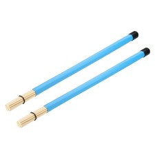Bamboo Drum Stick Brushes Drumsticks Brush for Jazz Acoustic Performances Blue