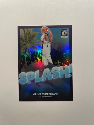 2024-25 Panini Donruss Optic - Splash! Victor Wembanyama #4 -- Purple Prizm