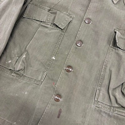 Vintage 40s military us army HBT Jacket WW2 P43 Pockets 42-44R | eBay