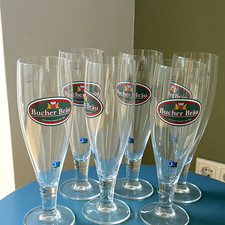 Bucher Br&auml;u Bierglas-Set 6er Sammelgl&auml;ser mit Logo-Druck Bier & Brauerei