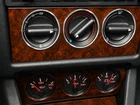 For Audi 80 B4 Polished Aluminum Rings for Heater Control Panel Set of 3