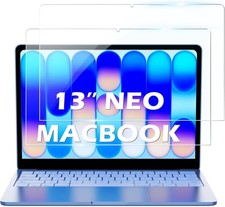 2-Pack HD Tempered Glass Screen Protectors for 2026 MacBook Neo 13-inch Laptop