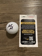 Maverick Mcnealy Signed Golf Ball 2024 RSM Classic Champ Masters PGA US Open JSA