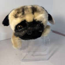 Gund Lounging Doug The Pug 13  Plush Puppy Dog Soft Realistic Stuffed Animal Toy