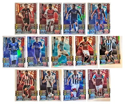 Topps Match Attax 2015/16 Star Player Bundle x13 verschiedene Karten Premier League