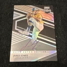 2020 Panini Elite Extra Edition Jared Jones Pittsburgh Autographed ON CARD